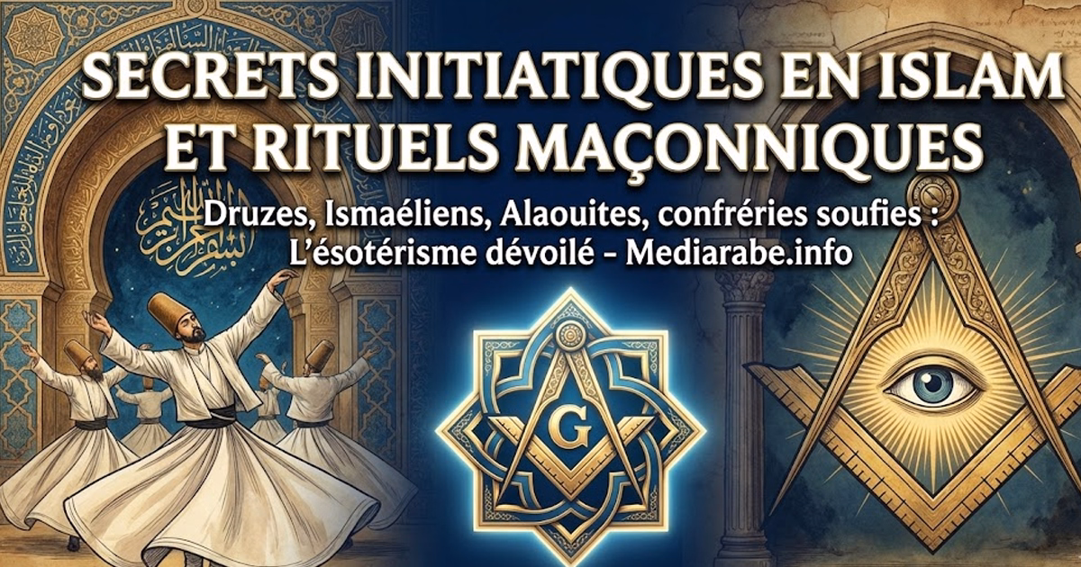 Secrets initiatiques en Islam et rituels maçonniques / Druzes, Ismaéliens, Alaouites, confréries soufies - Mediarabe.info